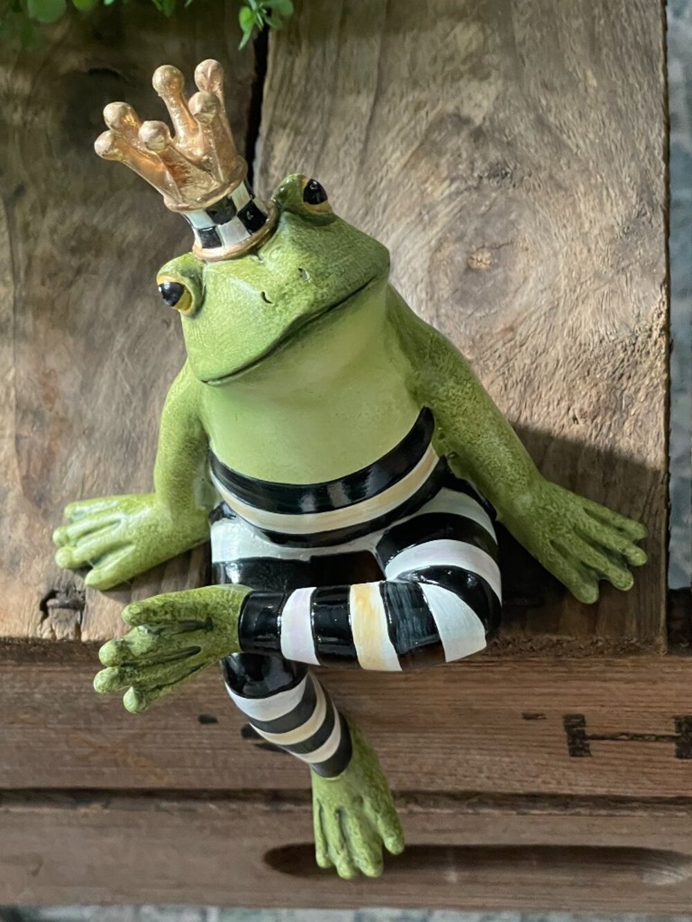 MacKenzie-Childs Fergal Frog Ledge Sitter-NEW
